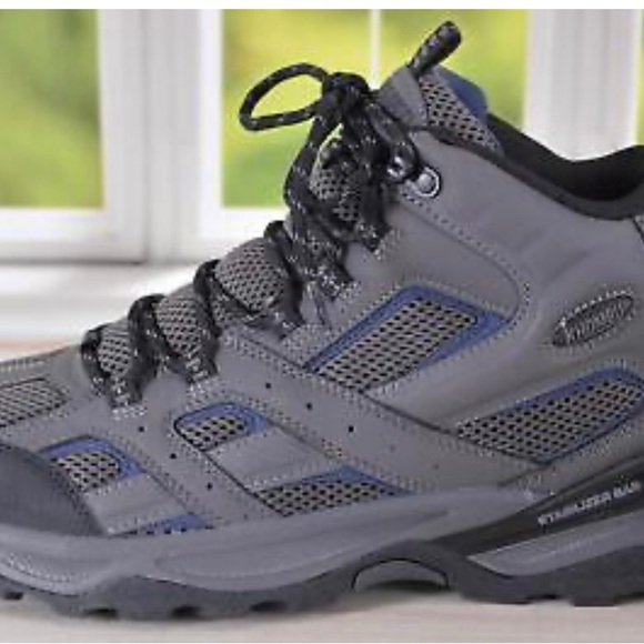Men’s KHOMBU Luke Hikers 8 Shoe Boots Gray Memory Foam Durable Outsole NWT - Picture 3 of 6